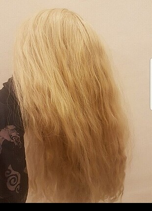 Sarı peruk saç