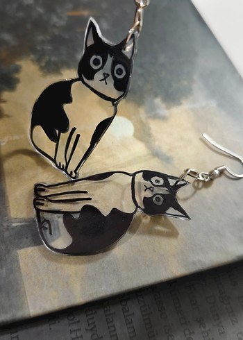 kedili küpe - Görsel 2