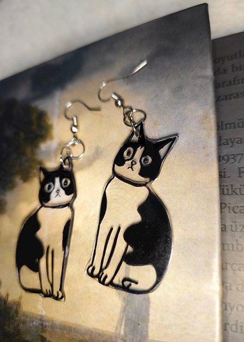 kedili küpe - Görsel 4