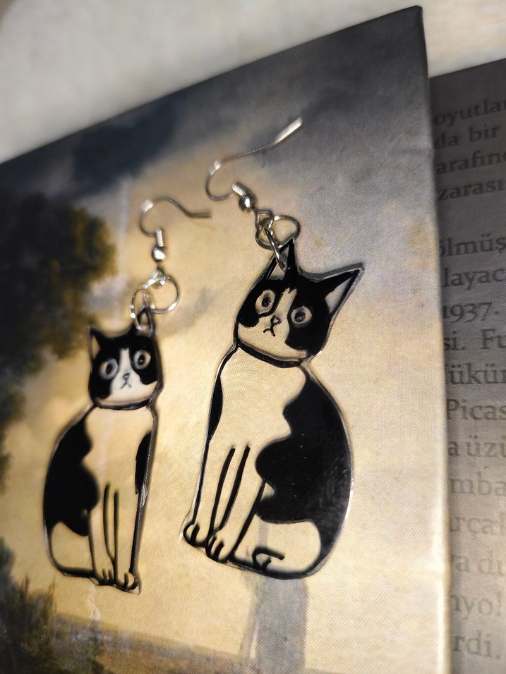 kedili küpe - Görsel 4