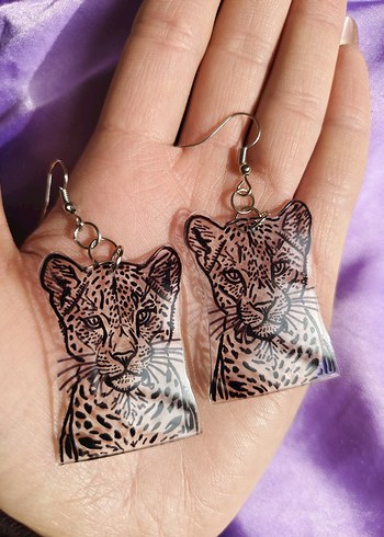 Leopar küpe - Görsel 2