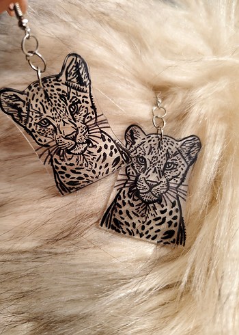 Leopar küpe - Görsel 4