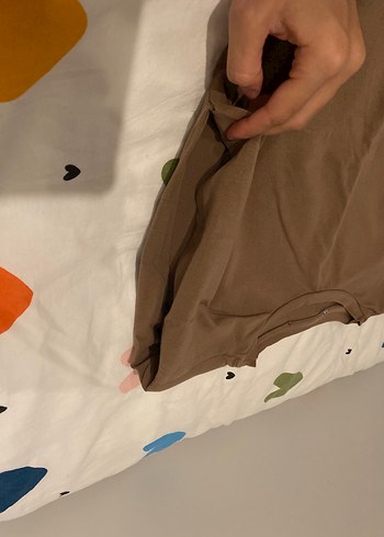 Kahverengi Mini Drape Elbise - Görsel 2