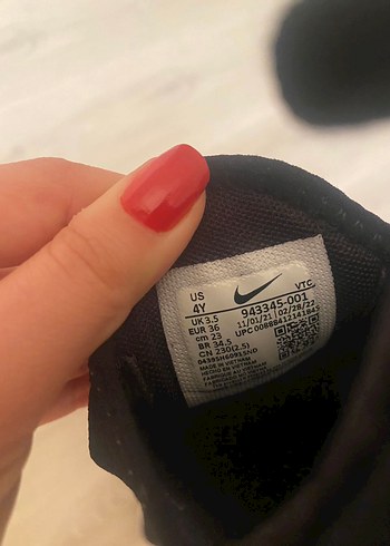 Nike Siyah Kadın Spor Ayakkabı Yüksek Topuklu