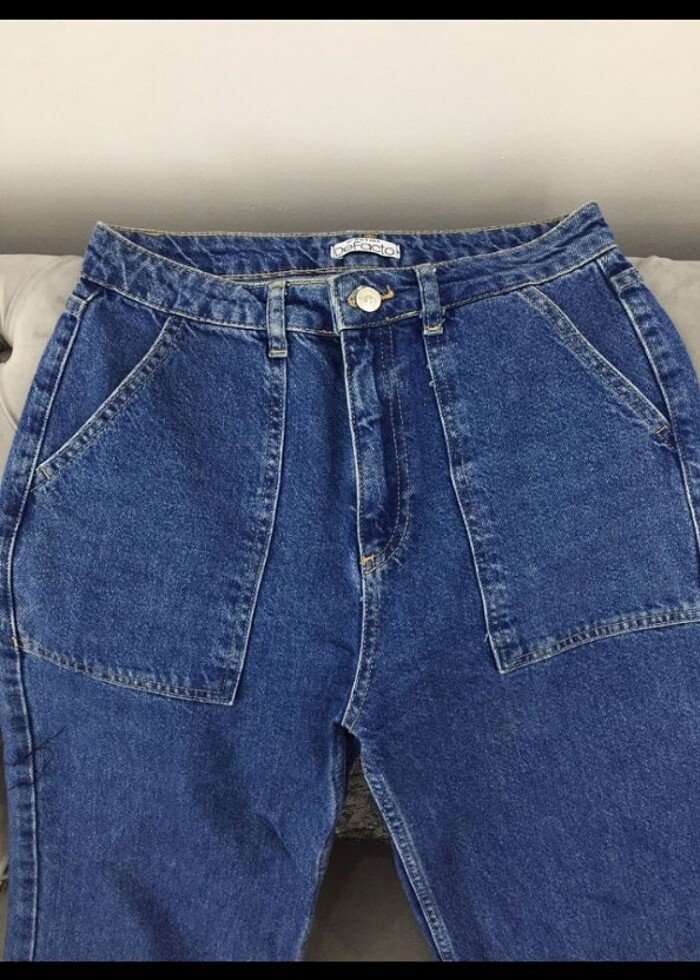 Defacto Yüksek bel wide leg jean  - Görsel 3