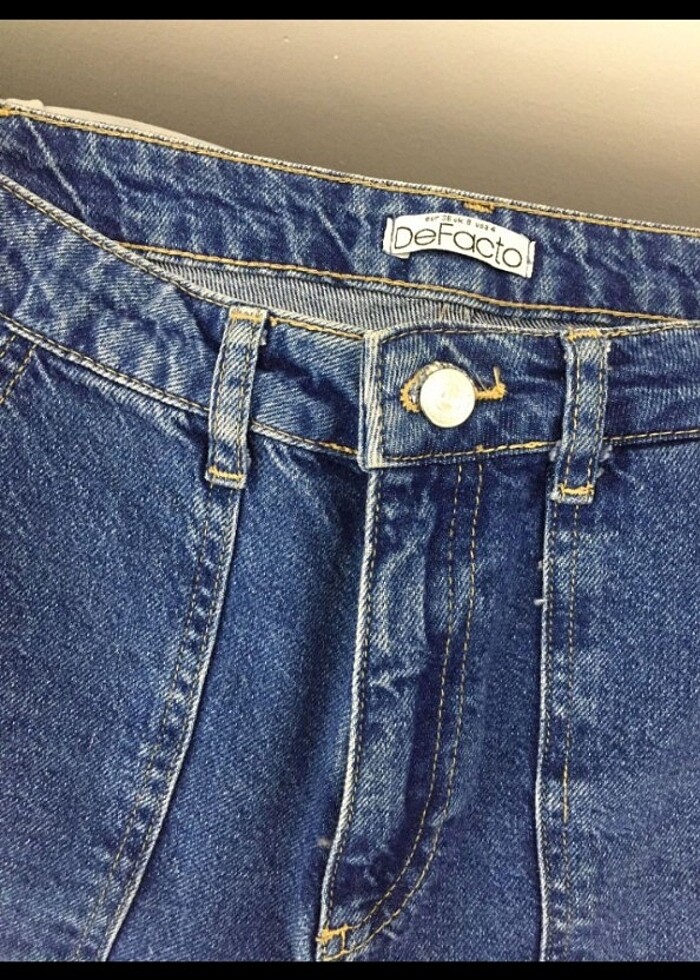 Defacto Yüksek bel wide leg jean  - Görsel 5