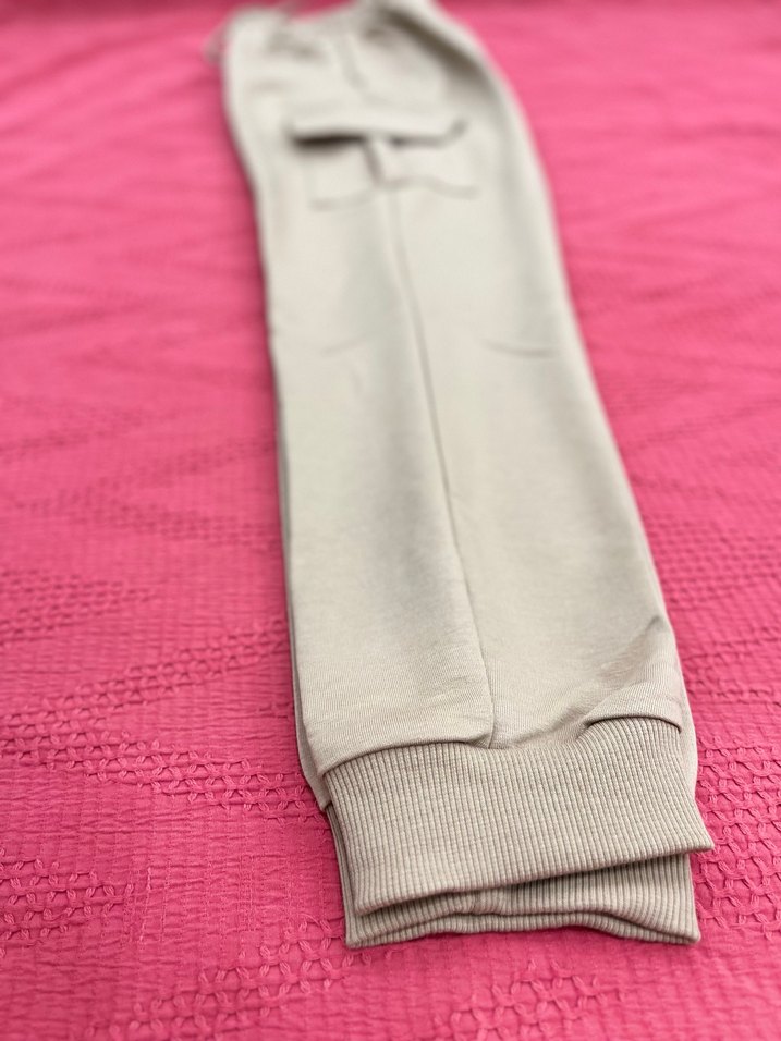 Kahverengi Çocuk Cepli Eşofman Altı - Görsel 3