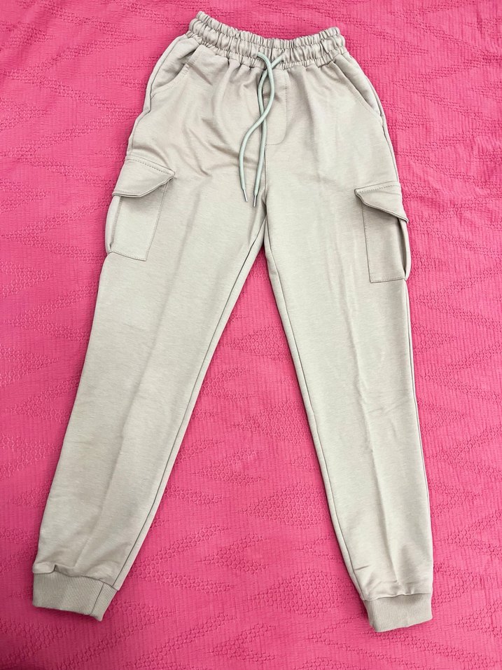 Kahverengi Çocuk Cepli Eşofman Altı - Görsel 2