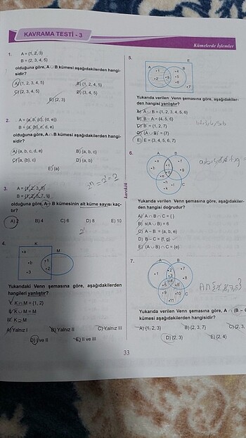 Beden Renk TYT Matematik Test Kitabı(9. Sınıf)
