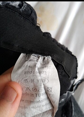 12-13 Yaş Beden Pantolon