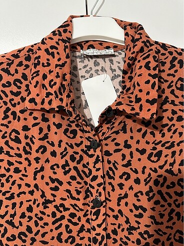 Defacto Leopar desen elbise