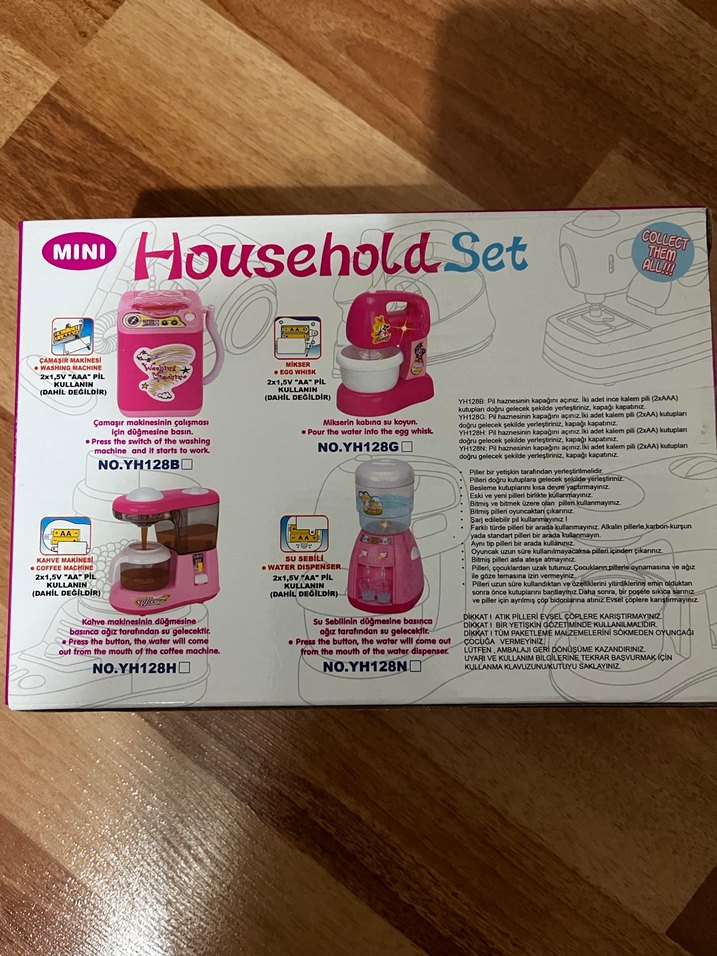 Pembe Mini Mutfak Seti Çocuk Oyuncağı - Görsel 2