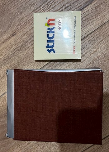 GIPTA Günlük Çizgili Ajanda  ve yapışkanlı not kağıtları - Görsel 4