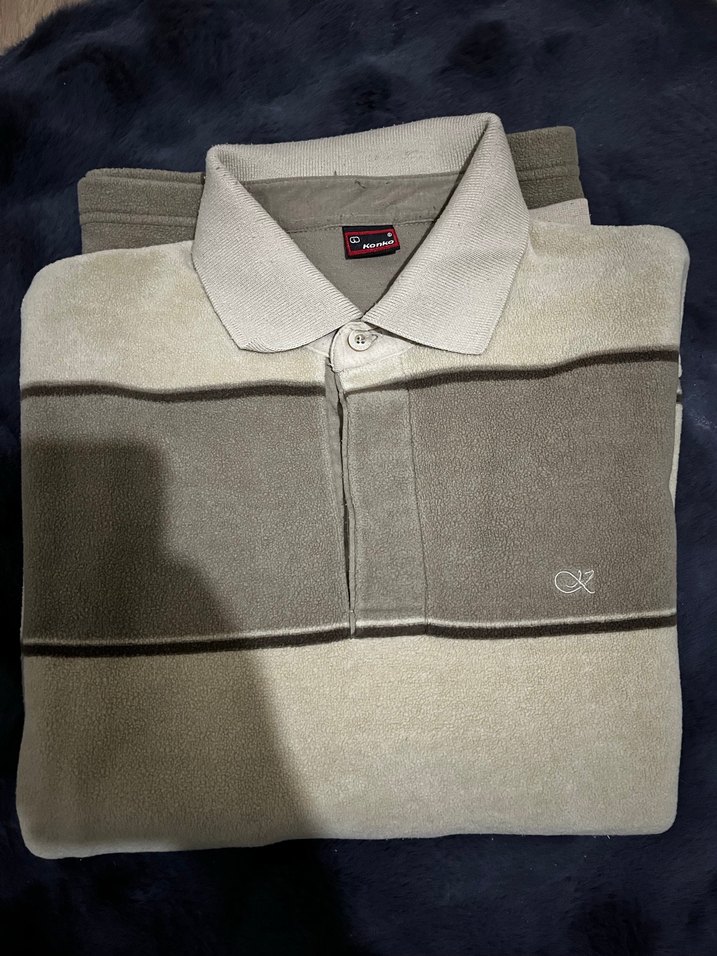 Uzun Kollu Polo Yakalı  S.Tişört - Görsel 2