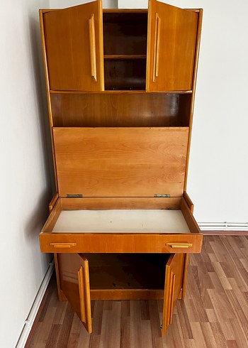 Ahşap kitaplık ve çalışma masası - Görsel 2