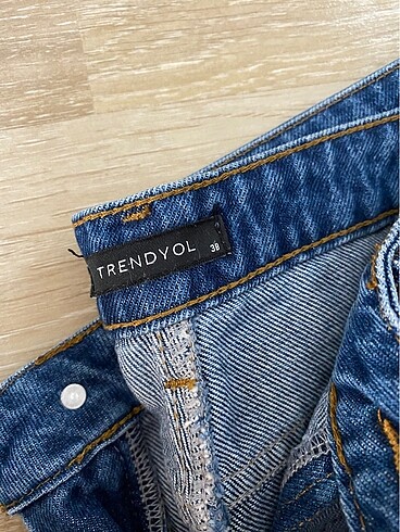 m Beden mavi Renk Trendyol Mom Jean