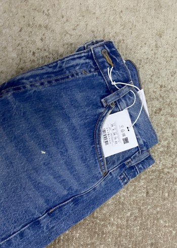 Kadın Denim Midi Şort - Görsel 3