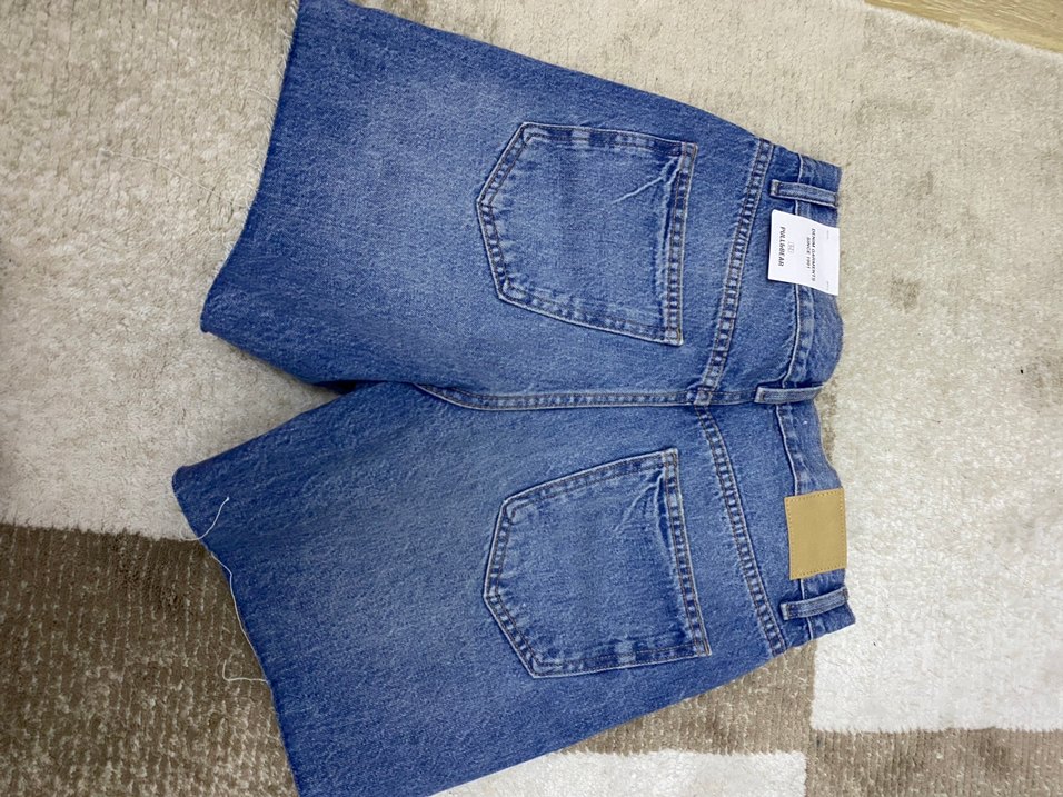 Kadın Denim Midi Şort - Görsel 2
