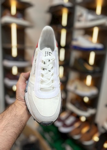 Laci Beyaz Erkek Spor Ayakkabı Velcro - Görsel 2