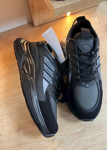 Adidas Siyah Gri Yılan Desenli Erkek Spor Ayakkabı - Görsel 2