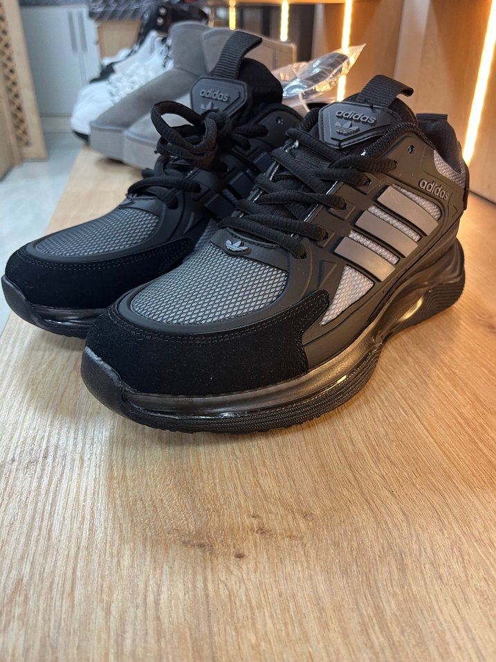 Siyah Spor Tarzı Kadın Sneakers - Görsel 2