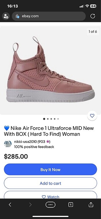 40 Beden pembe Renk Orjinal Nike