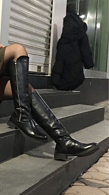 39,5 Beden siyah Renk Kadın çizme