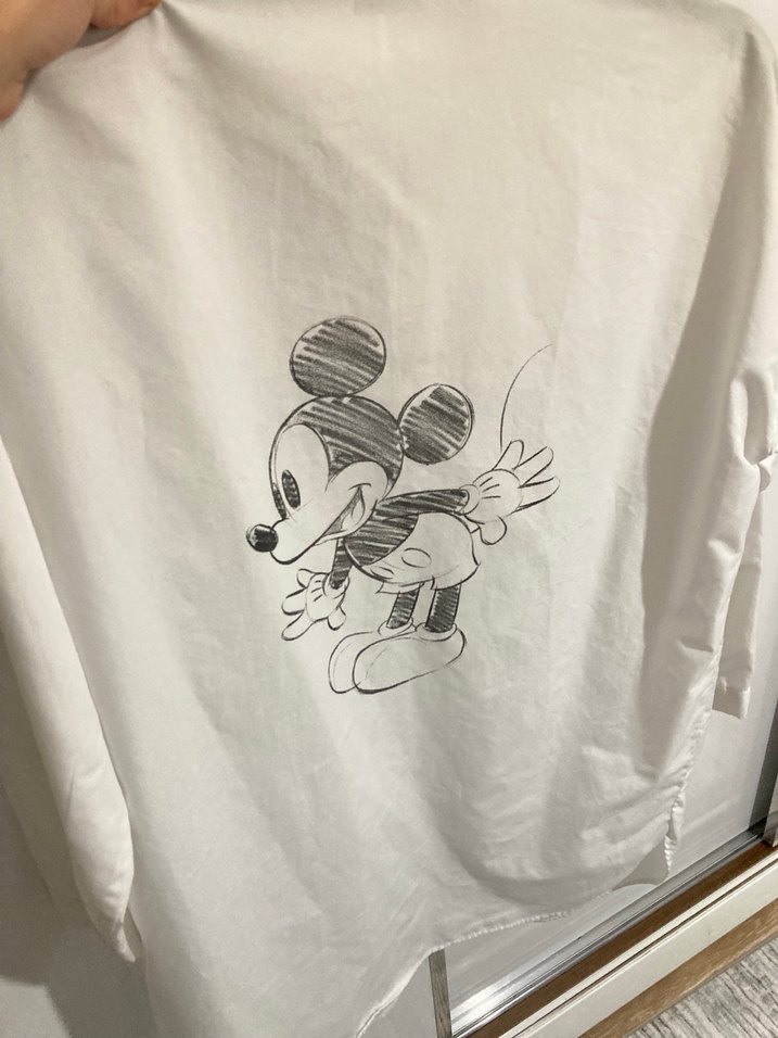 Uzun beyaz gömlek - Görsel 2