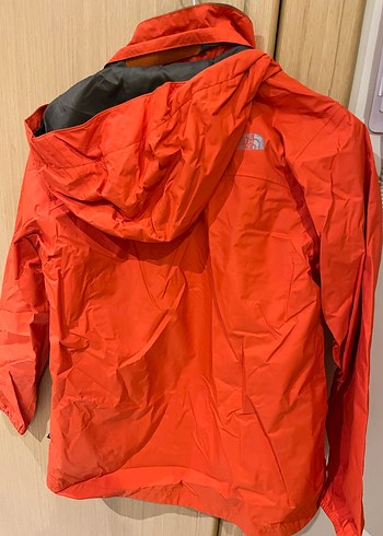 North Face Turuncu Fermuarlı Yağmurluk - Görsel 8