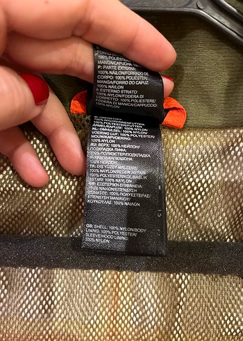 North Face Turuncu Fermuarlı Yağmurluk - Görsel 7