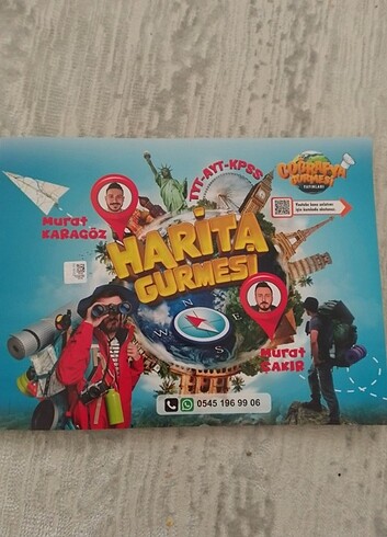 Tyt ayt kpss harita kamp kitabı 