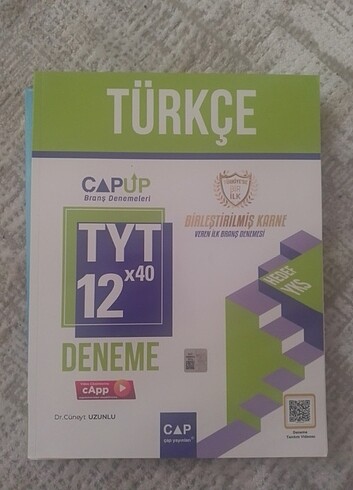 Tyt Türkçe deneme çap yayınları 