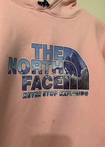 Pembe Baskılı Normal Boy Kadın Sweatshirt - Görsel 2