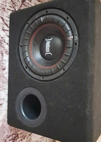 Siyah Kabinli Bass Hoparlör