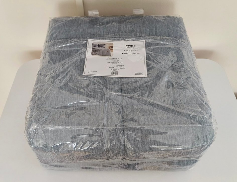 SIFIR Karaca Home Çift Kişilik Uyku Seti İndigo - Görsel 3