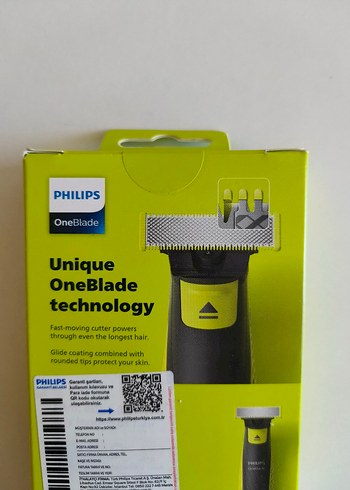  Beden SIFIR Philips Qp2724/20 Oneblade Traş Makinesi