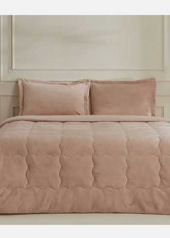 SIFIR Karaca Home Çift Kişilik Uyku Seti Pudra - Görsel 2