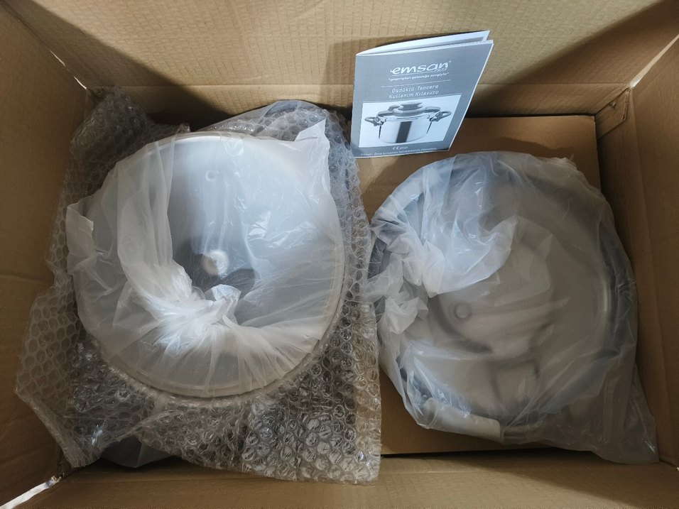 SIFIR Emsan 2'li 4+6Lt Düdüklü Tencere Seti - Görsel 4