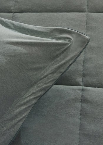 SIFIR Karaca Home Çift Kişilik Uyku Seti Yeşil - Görsel 5