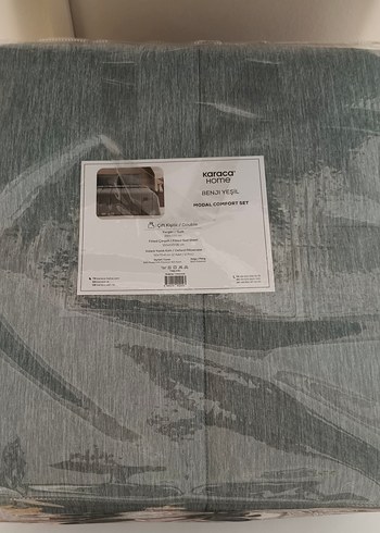 SIFIR Karaca Home Çift Kişilik Uyku Seti Yeşil - Görsel 3