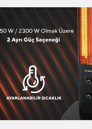 SIFIR Kumtel Dual Orbit Kule Isıtıcı MH-2300 - Görsel 3