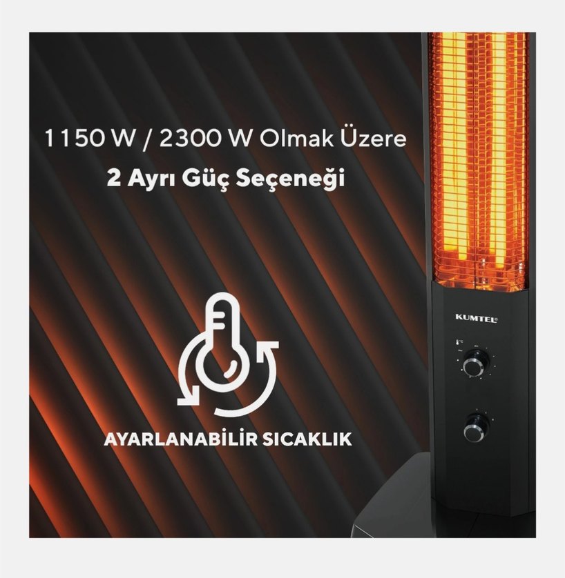 SIFIR Kumtel Dual Orbit Kule Isıtıcı MH-2300 - Görsel 3