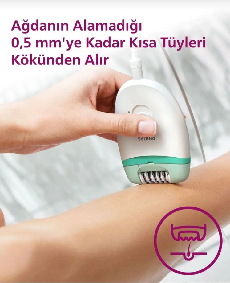SIFIR Philips Essential Kablolu Epilatör BRE245/05 - Görsel 4
