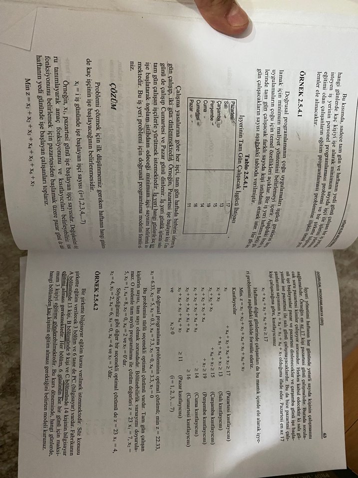 Yöneylem Araştırması Prof. Dr. Ahmet Öztürk - Görsel 2