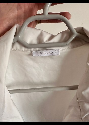 Defacto Mavi-Gri Oversize Spor Kadın Ceket