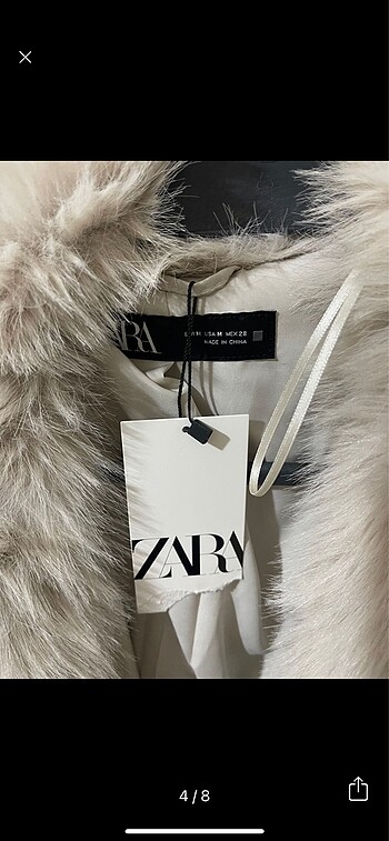 m Beden zara kürk
