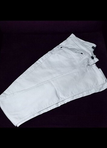 Diğer BEYAZ KOT PANTALON(kadın)