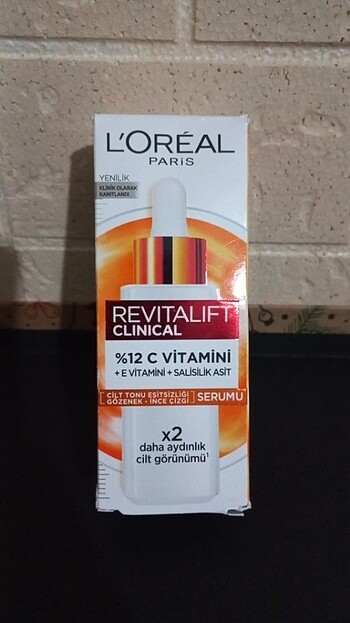 LOREAL cilt bakım serumu C vitamini