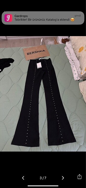 s Beden BERSHKA zımbalı pantolon