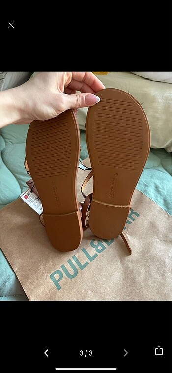 38 Beden PULL BEAR sandalet